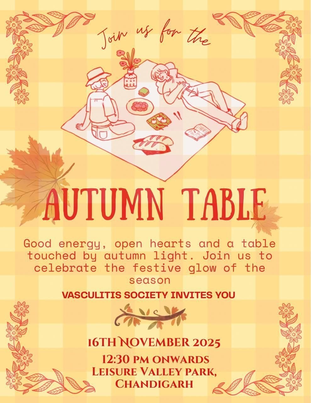 Autumn Table Community Gathering — November 16, 2025