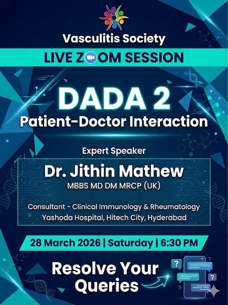 DADA 2 Patient-Doctor Interaction — Live Zoom Session, March 28, 2026 with Dr. Jithin Mathew