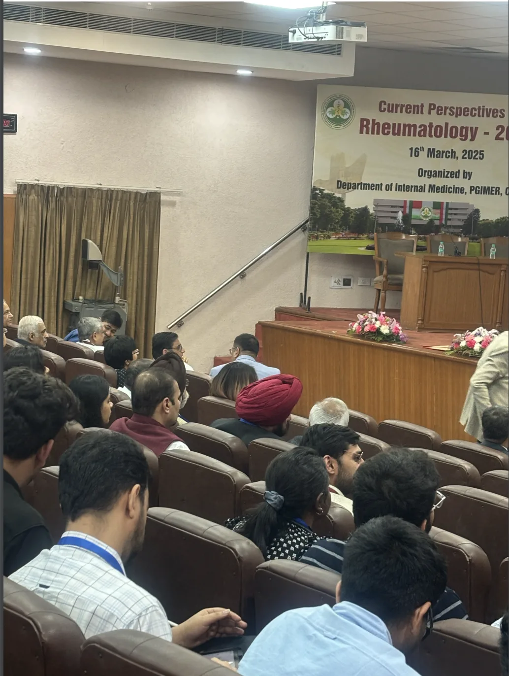 Current Perspectives in Rheumatology 2025 — audience in the conference hall