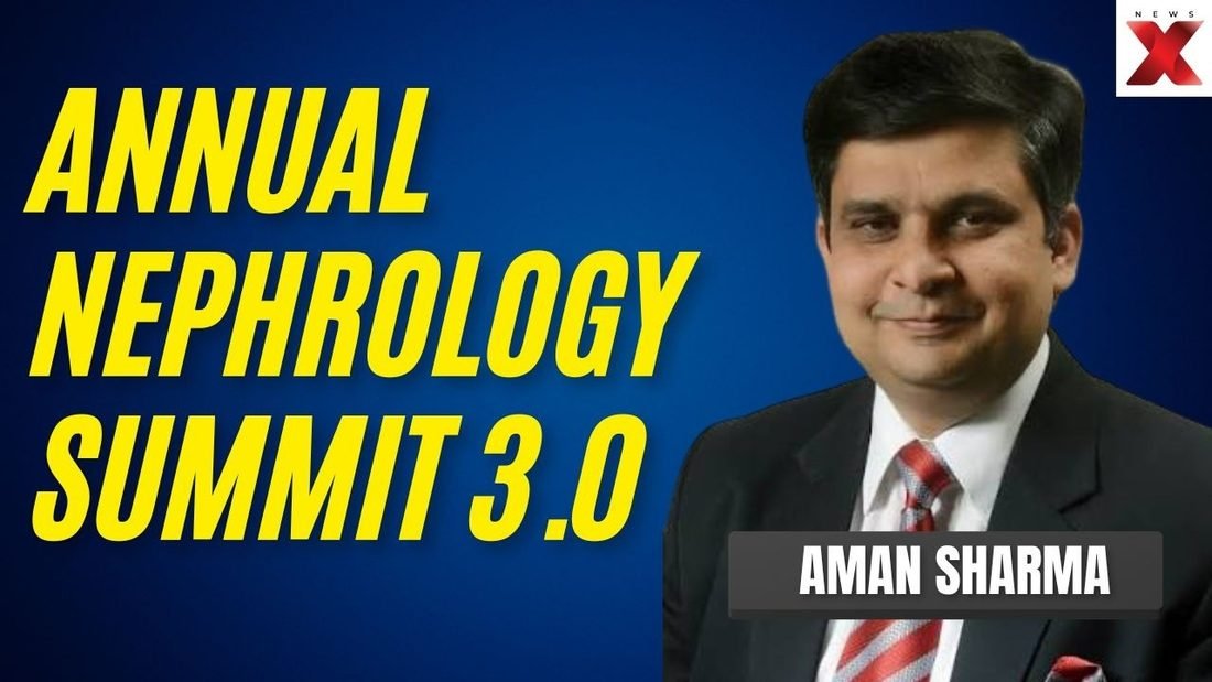 Dr. Aman Sharma speaking to NewsX at ANS 3.0